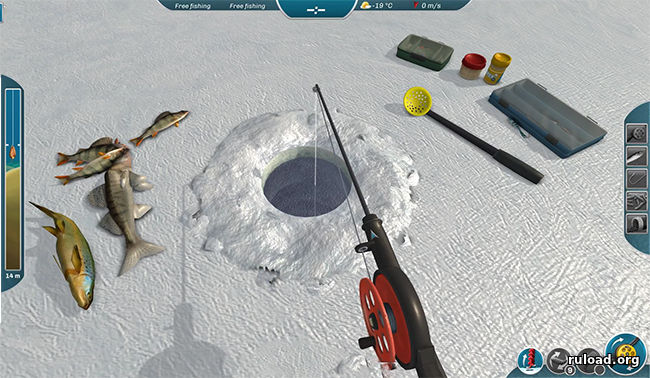 Симулятор зимней рыбалки Ice Lakes на ПК