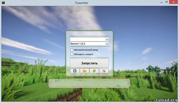Интерфейс Tlauncher для Minecraft