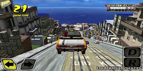 Скриншот из игры Crazy Taxi на android