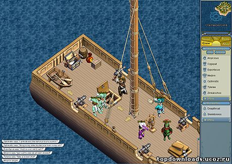 Скриншот из игры Puzzle Pirates на андроид