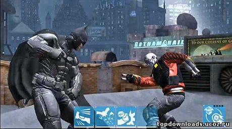 Скриншот из игры Batman: Arkham Origins на android