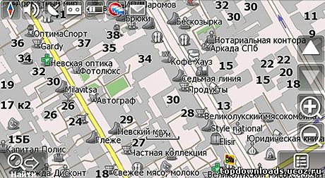 Скриншот приложения Навител Карты