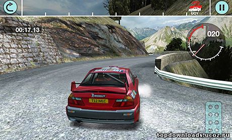 Скриншот из игры Colin McRae Rally для 
мобильных