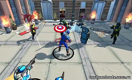 Скриншот из игры Первый мститель: Другая война
