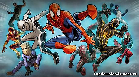 Костюмы из игры Spider Man Unlimited
