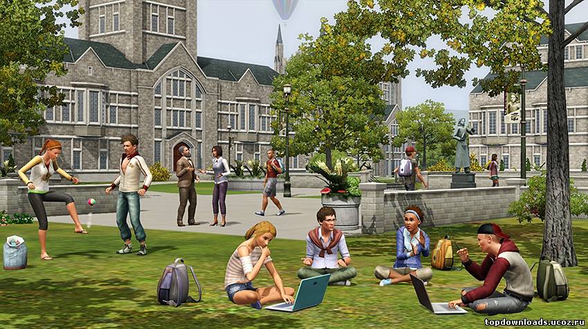 Sims 3 University Life (Сутуденческая Жизнь)