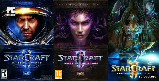 Скачать StarCraft 2 трилогия