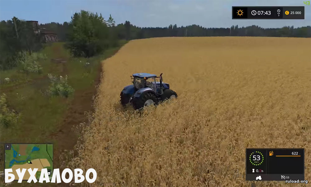 Русские карты для Farming Simulator 2017