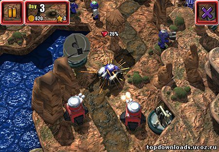 Скриншот из игры Great Big War Game для android
