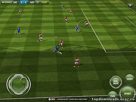 Скриншот из Fifa 13 для android