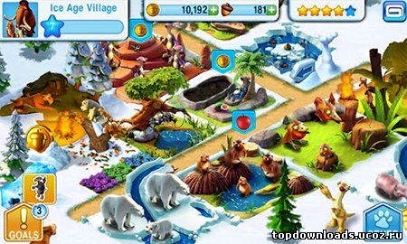 Скриншот из игры Ice Age Village для Android