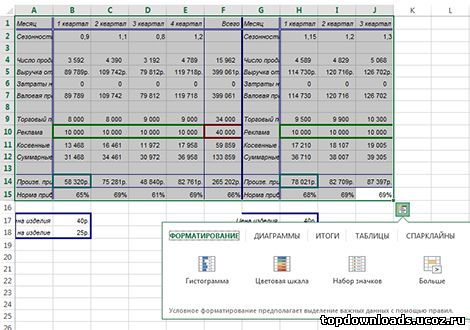 Скриншот Microsoft Excel 2013