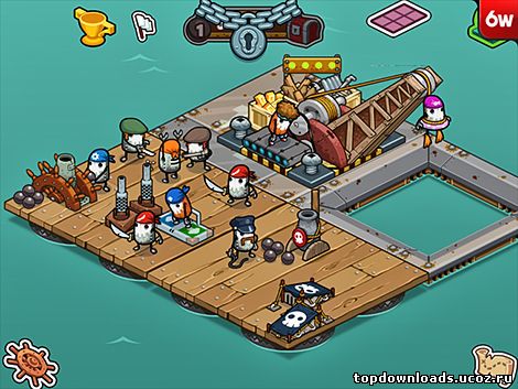 Скриншот из игры Raft Pirates для андроид