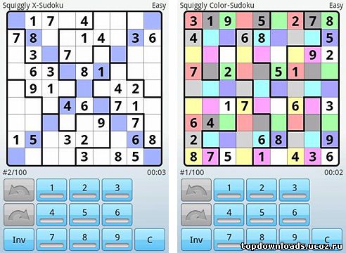 Скриншоты из игры Super Sudoku