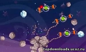 Скриншоты Angry Birds Space для Android