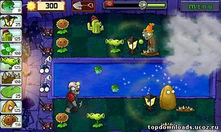 Скриншот из игры Plants vs Zombies для android